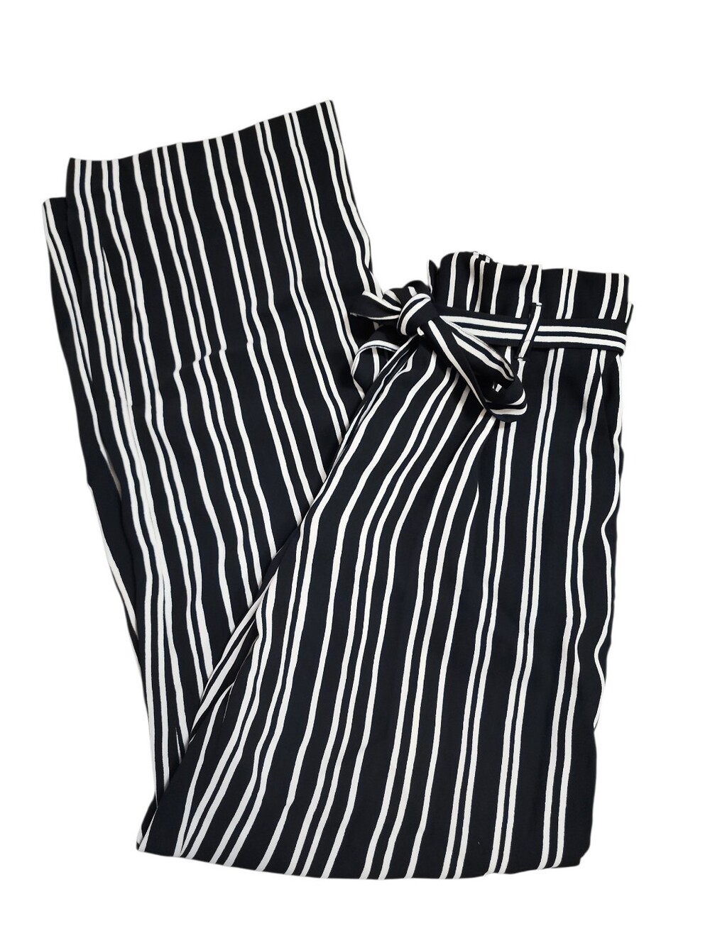 H&M striped Paperbag Pant Size 4